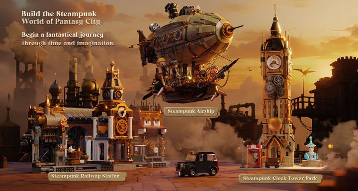 Actual product image Pantasy Steampunk Airship