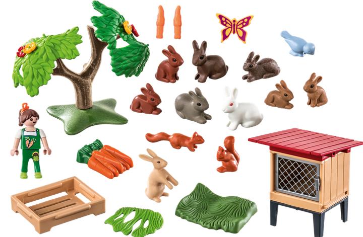 Produktbild Playmobil Kaninchenstall (71252, Playmobil Country)