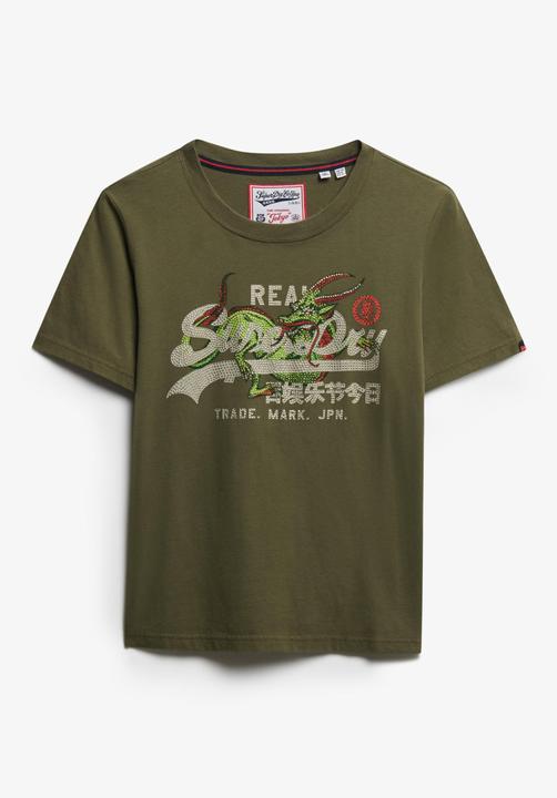 Produktbild Superdry Locker geschnittenes Tokyo T-Shirt mit Vintage-Logo (S)