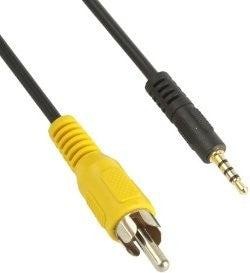 Produktbild Hermex 3,5 mm Klinke/Cinch Adapterkabel SpeaKa Klinkenkupplung 3,5 mm (0.55 m, Cinch)