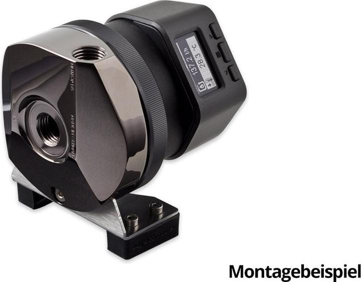 Produktbild Aqua Computer Aquacomputer ULTITOP D5 MIRROR BLACK Pumpenadapter f??r D5-Pumpen, G1/4