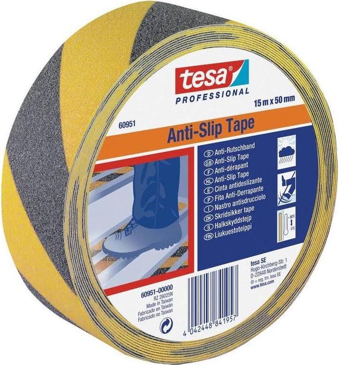 Actual product image tesa Anti-Rutsch Klebenband,15 x 25mm,schwarz (25 mm)