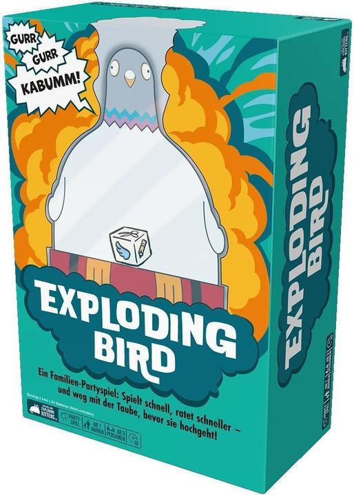 Actual product image Exploding Kittens Exploding Bird (German, 3 - 10 Players)