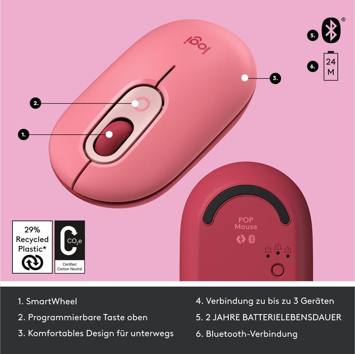 Produktbild Logitech POP Mouse (Kabellos)