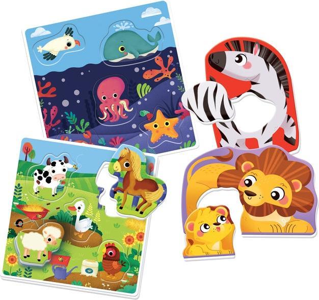 Actual product image Clementoni Montessori - Animals 3in1