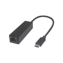 Thumbnail - MicroConnect USB 3.1 Typ-C bis (USB 3.1, RJ45 (1x)), Netzwerkadapter, Schwarz