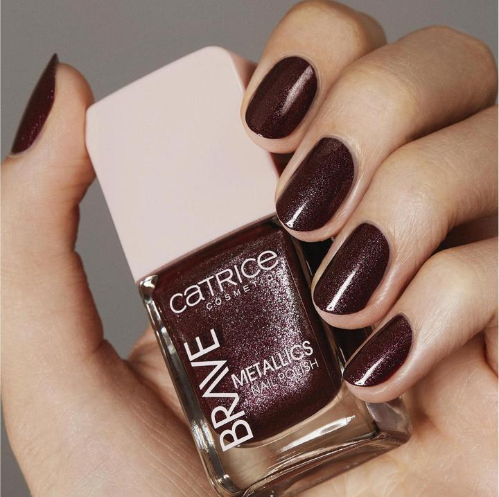 Immagine prodotto Catrice Smalto per unghie Brave Metallics (04 Ti amo tanto, ma tanto, Cherry, Smalto)