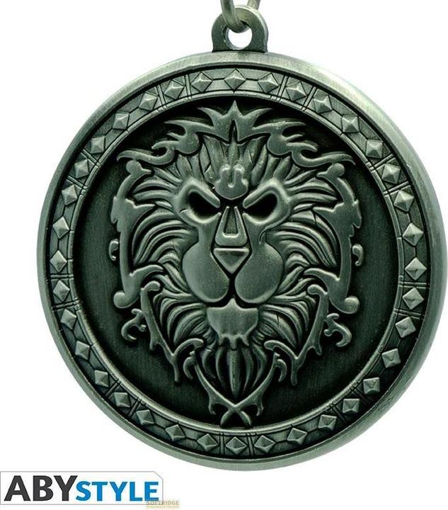 Produktbild ABYstyle WORLD OF WARCRAFT - Keychain 3D Alliance X2