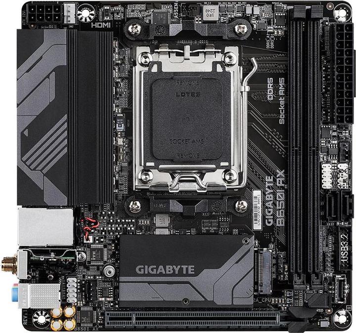Image du produit Gigabyte B650I AX (AM5, AMD B650, Mini-ITX)