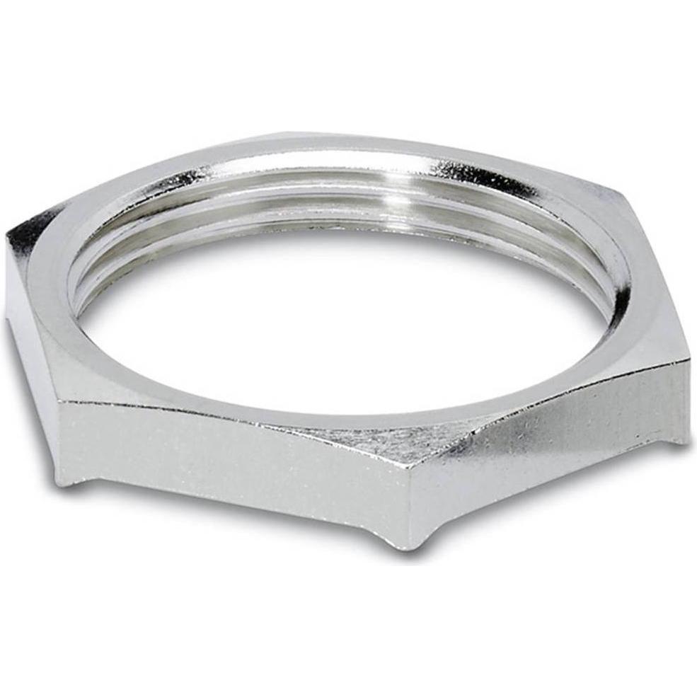 Phoenix Contact, Dadi + Rondelle, Dado di bloccaggio M32 ottone (nichelato) A-INLE-M32-N-S 50 pz. (M32)