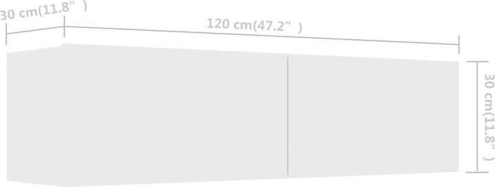 Immagine prodotto VidaXL Jericho (120 x 30 x 30 cm)