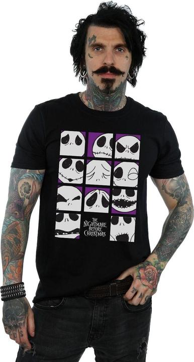 Produktbild Disney Nightmare Before Christmas Many Faces Of Jack Squares TShirt (L)