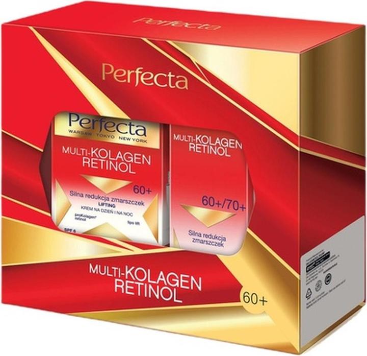 Produktbild Perfecta Perfectaset Multikolagen Retinol Creme 60 für Tag und Nacht 50ml und Augencreme 6070 15ml (Gesichtspflege Set)