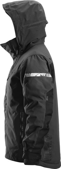 Productafbeelding Hultafors Snickers vandtaet vinterjakke med haette, 1102 37.5® sort, str. M (M)