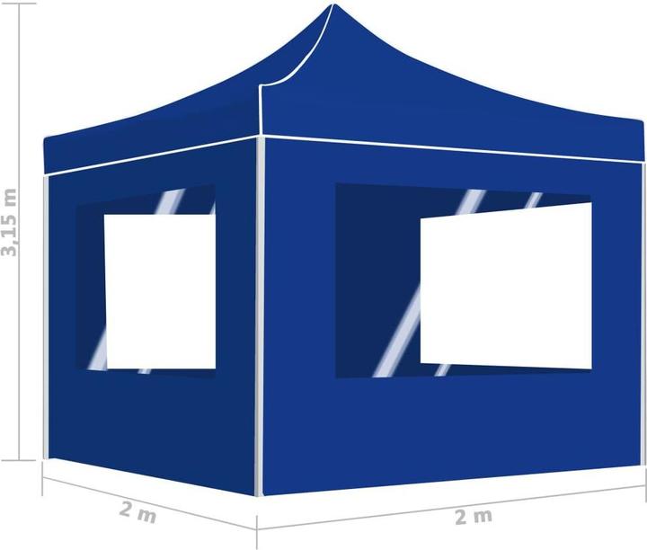 Produktbild vidaXL Partyzelt (200 cm, 200 cm)