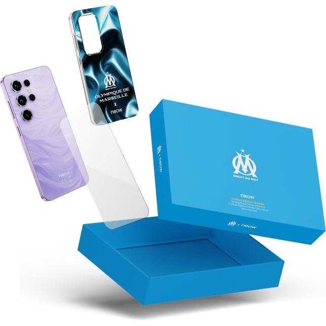 Neow Safe Plus, Pack OM (Smartphone pour adolescent - 6.6" - 128 Go, 4 Go RAM) Violet (128 GB, Viola, 6.60"), Smartphone, Viola