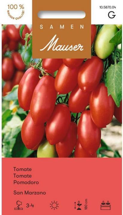 Image du produit Samen Mauser San Marzano (Graines de légumes)