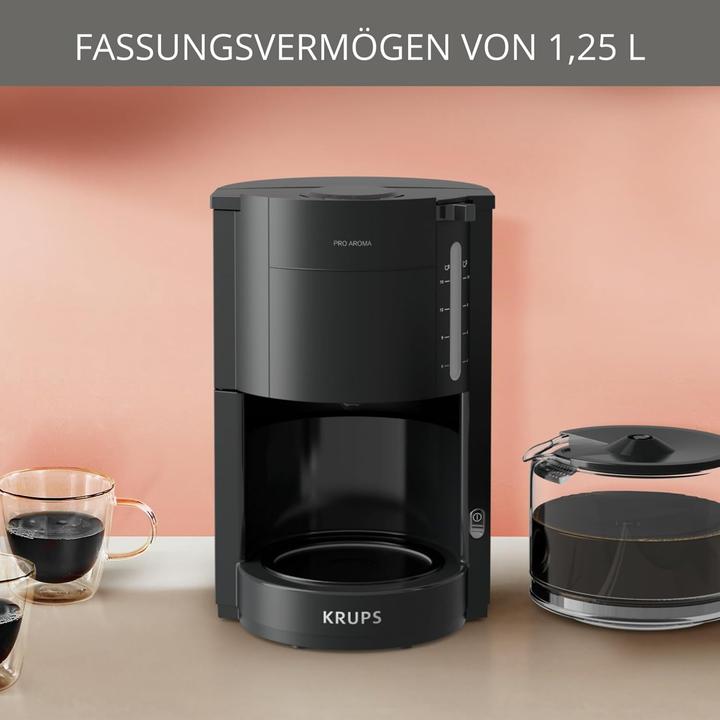 Produktbild Krups ProAroma Filterkaffeemaschine mit Glaskanne (1,25L)