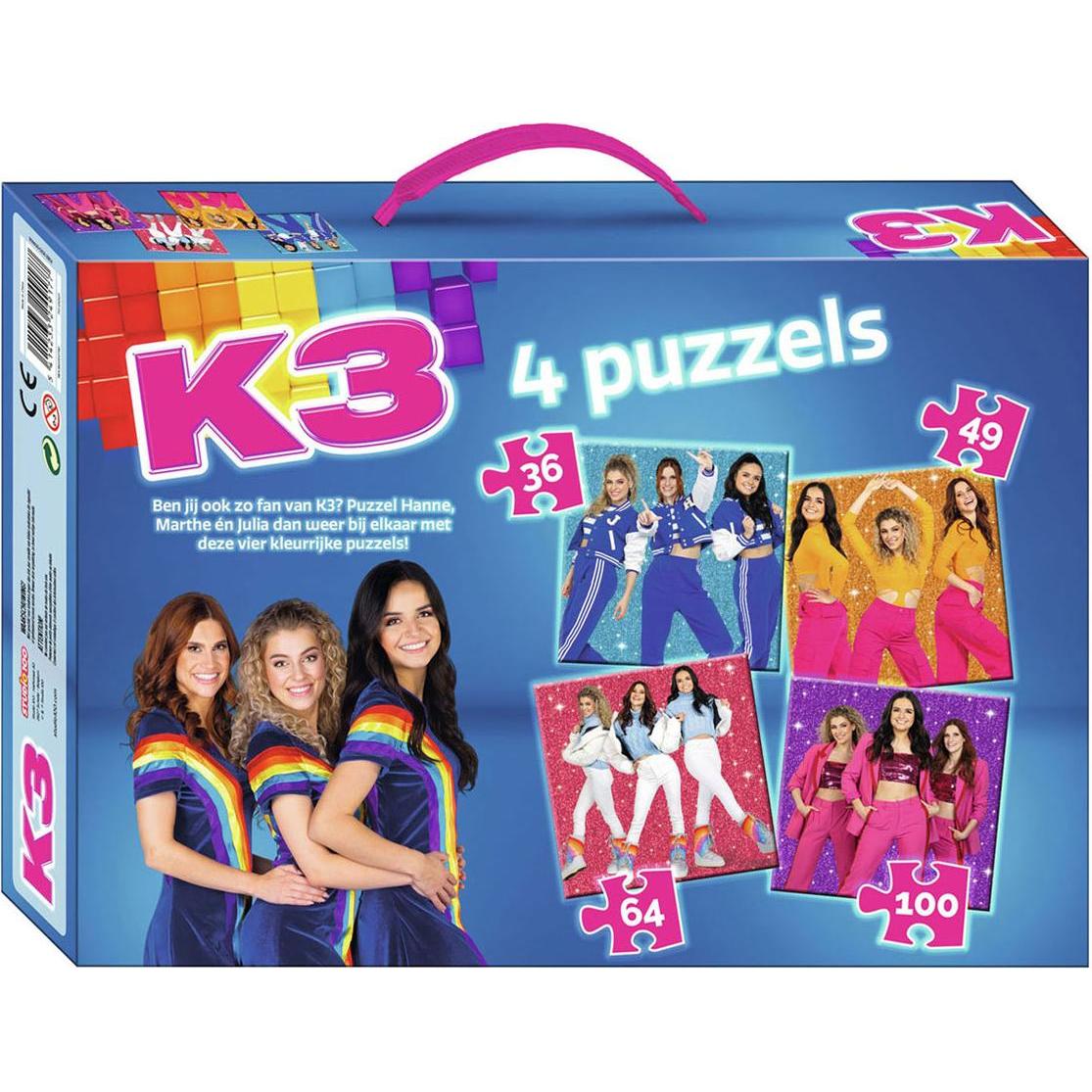 Studio 100 K3 4in1 Puzzle-Flügel (4 Teile)