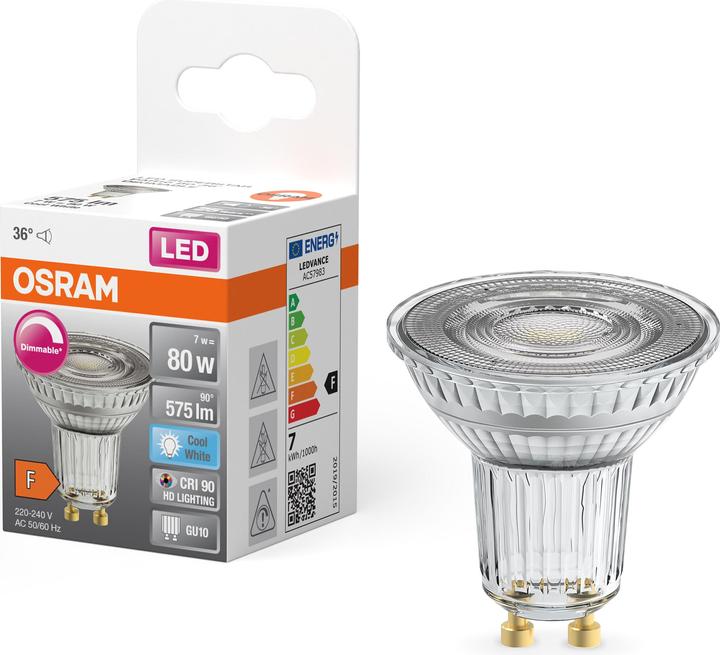 Produktbild Osram Led Superstar Par16 (GU10, 80 W, 550 lm, 1 x, G)
