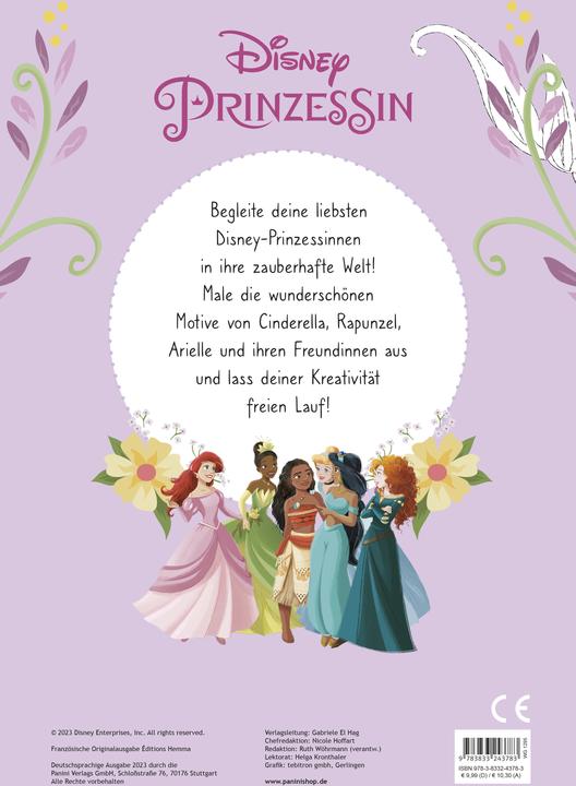 Actual product image Panini Disney Princess Magic Colouring Pad