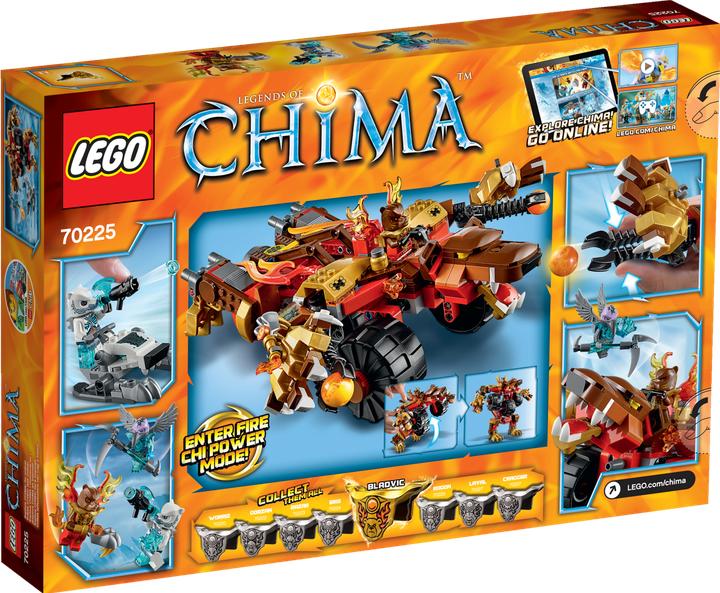 Actual product image LEGO Legends of Chima Bladvic’s Rumble Bear (70225)