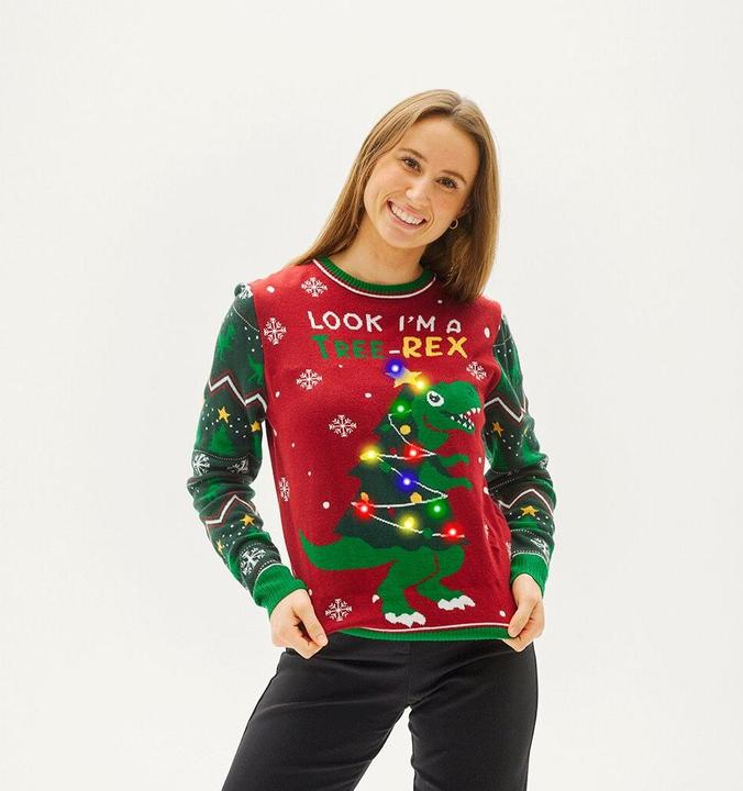 Image du produit Christmas Sweats The Tree-REX LED Sweater (S, XS, S, XS)