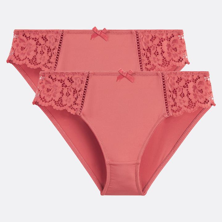 Produktbild La Redoute Collections Doppelpack Slips GIROFLE (34, 2er Pack)