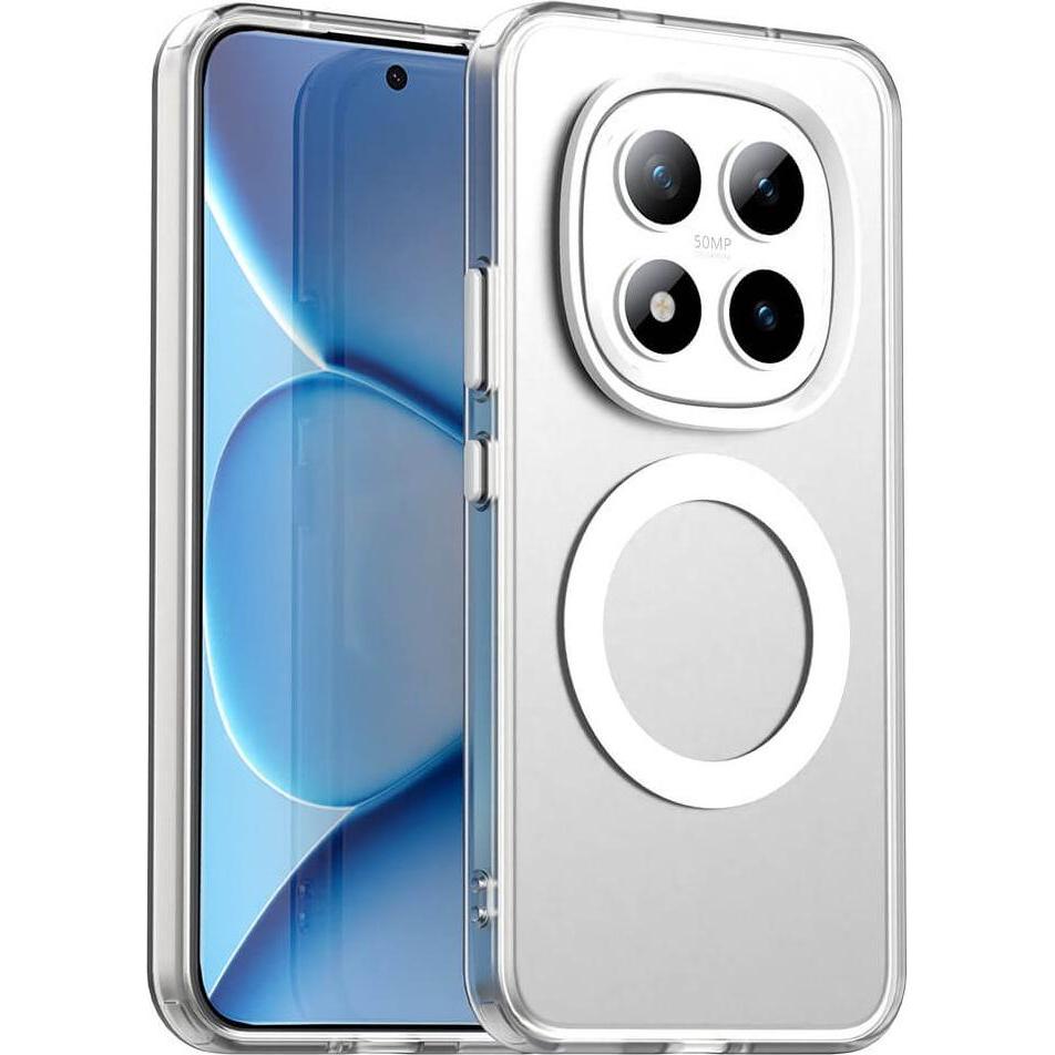 Cover-Discount Xiaomi Redmi Note 15 Pro+ / Poco M8 Pro - Acryl-Handyhülle mit Magnet und Farbakzent (Xiaomi Redmi Note 15 Pro), Cover smartphone, Bian