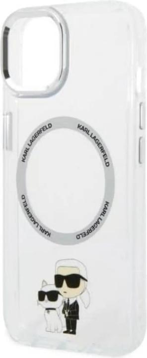 Immagine prodotto Karl Lagerfeld KLHMP14MHNKCIT Custodia rigida per iPhone 14 Plus 6.7" trasparente Iconic Karl&Choupett (Apple iPhone 14 Plus)