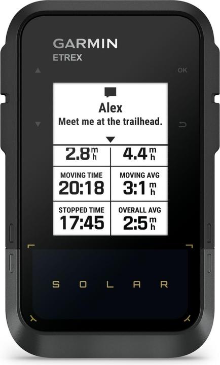Actual product image Garmin eTrex Solar