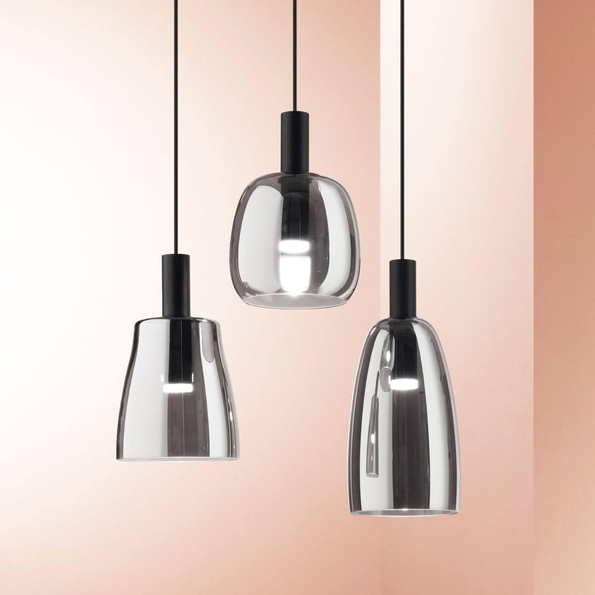 Thumbnail - Ideal lux, Pendelleuchte, COCO LED Pendelleuchte 7W ⌀150mm Rauchglas warmweiss 275581 (580 lm)