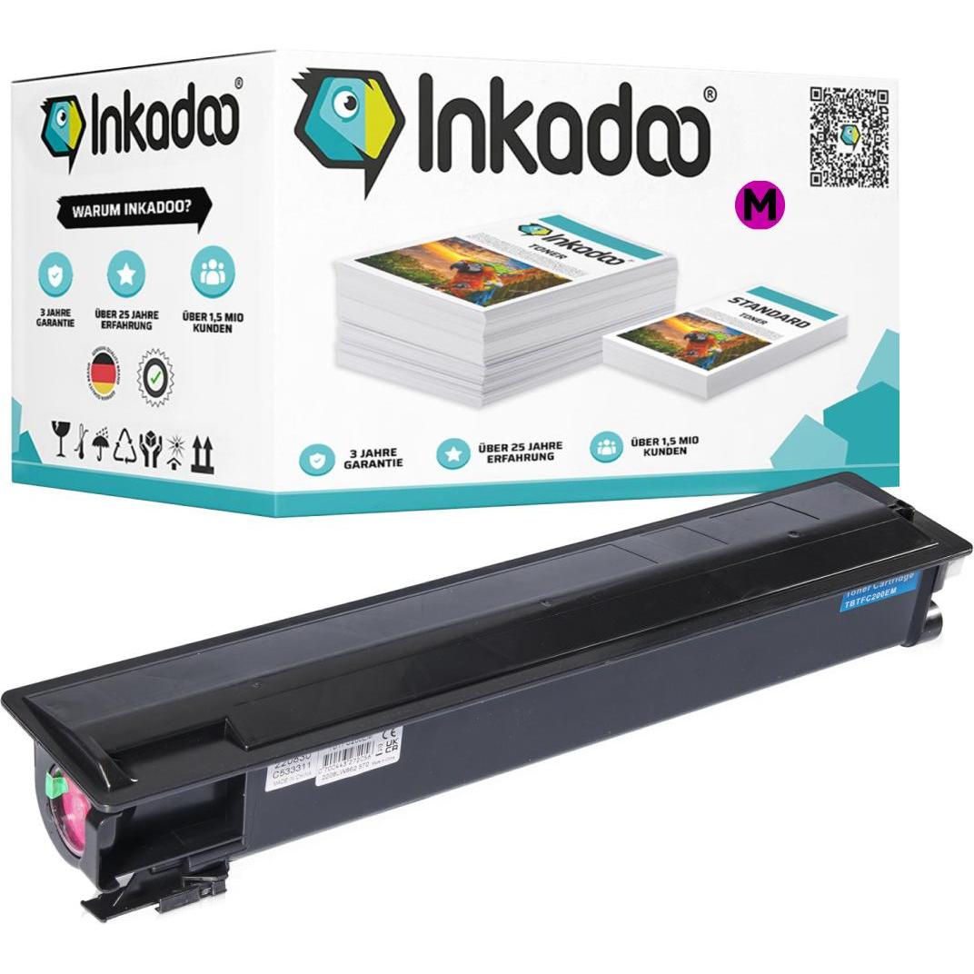 Inkadoo, Toner, Kompatibel zu Toshiba T-FC415E Tonerkartusche (M)