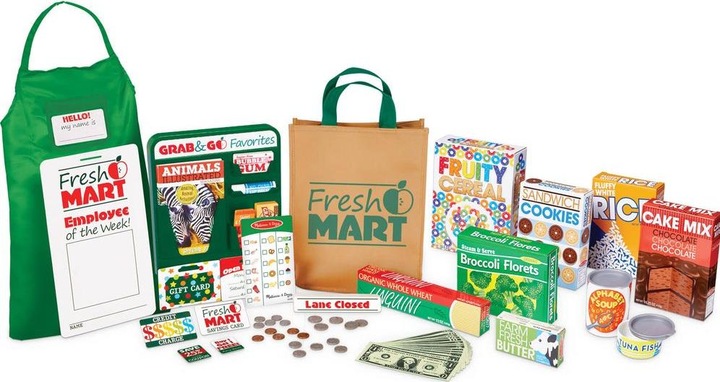 Actual product image Melissa & Doug Fresh Mart Grocery Store Companion Set