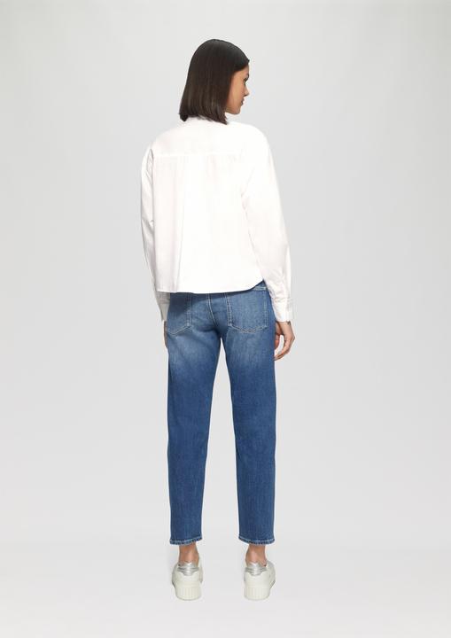Produktbild S.Oliver Bluse Cropped Popeline-Bluse mit aufgesetzten Taschen (46)