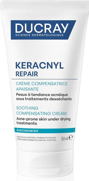 Actual product image Pierre Fabre Ducray Keracnyl Repair Cre (50 ml, 24h cream)
