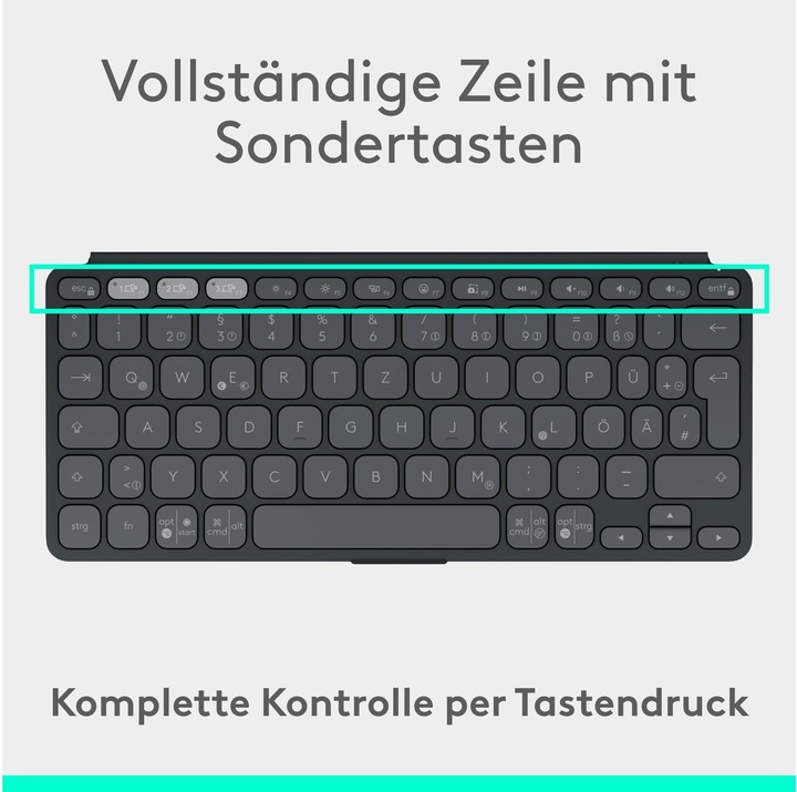 Produktbild Logitech Tastatur Keys-To-Go 2 (CH, Kabellos)
