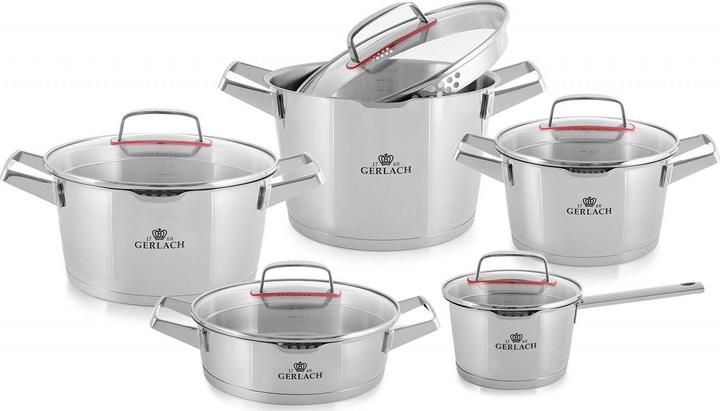 Gerlach POT SET SUPERIOR 10 e. (Pan set + pot set)