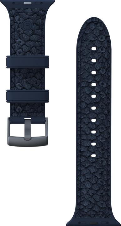 Actual product image Njord Vatn Watch Strap For (40 mm, 41 mm, Vegan Leather, Salmon leather, Stainless steel fastener)