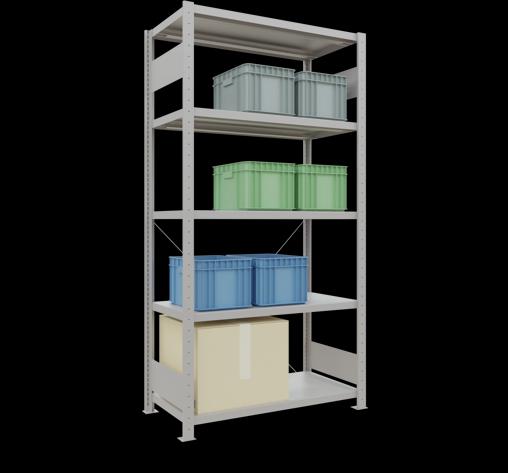 Immagine prodotto Schulte Lagertechnik MULTIplus330 sistema di scaffalatura di base senza viti con traversa