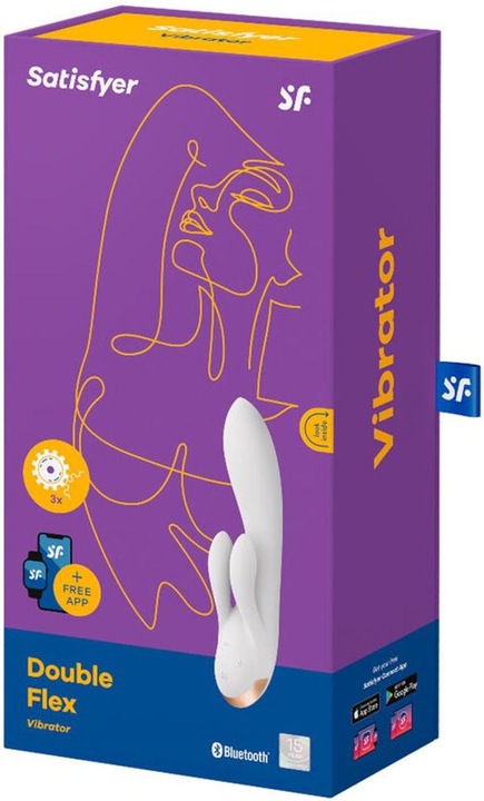 Produktbild Satisfyer Double Flex Rabbit Vibrator