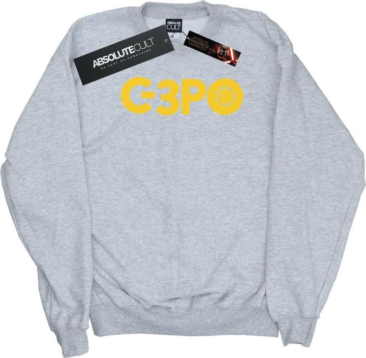 Produktbild Star Wars The Rise Of Skywalker C3PO Text Logo Sweatshirt (XXL)