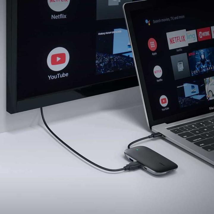 Produktbild Aukey I/O-HUB USB3 3PORT CB-C71/LLTSN1001018 (USB-C, 8 Ports)