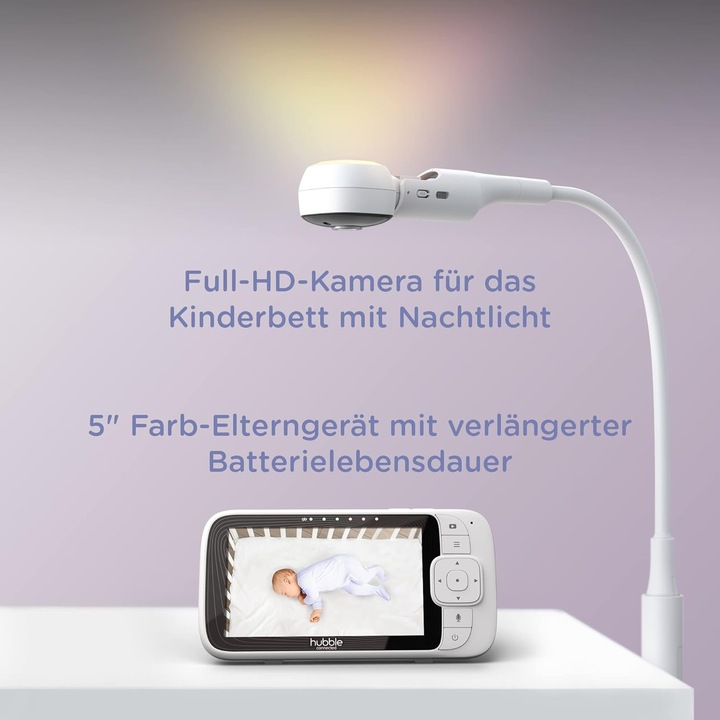 Actual product image Hubble Connected Baby Monitor mit Kamera und Smartphone-App (Video & Audio)