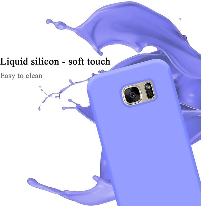 Actual product image Cadorabo TPU Liquid Silicone Case Cover (Samsung Galaxy S7)