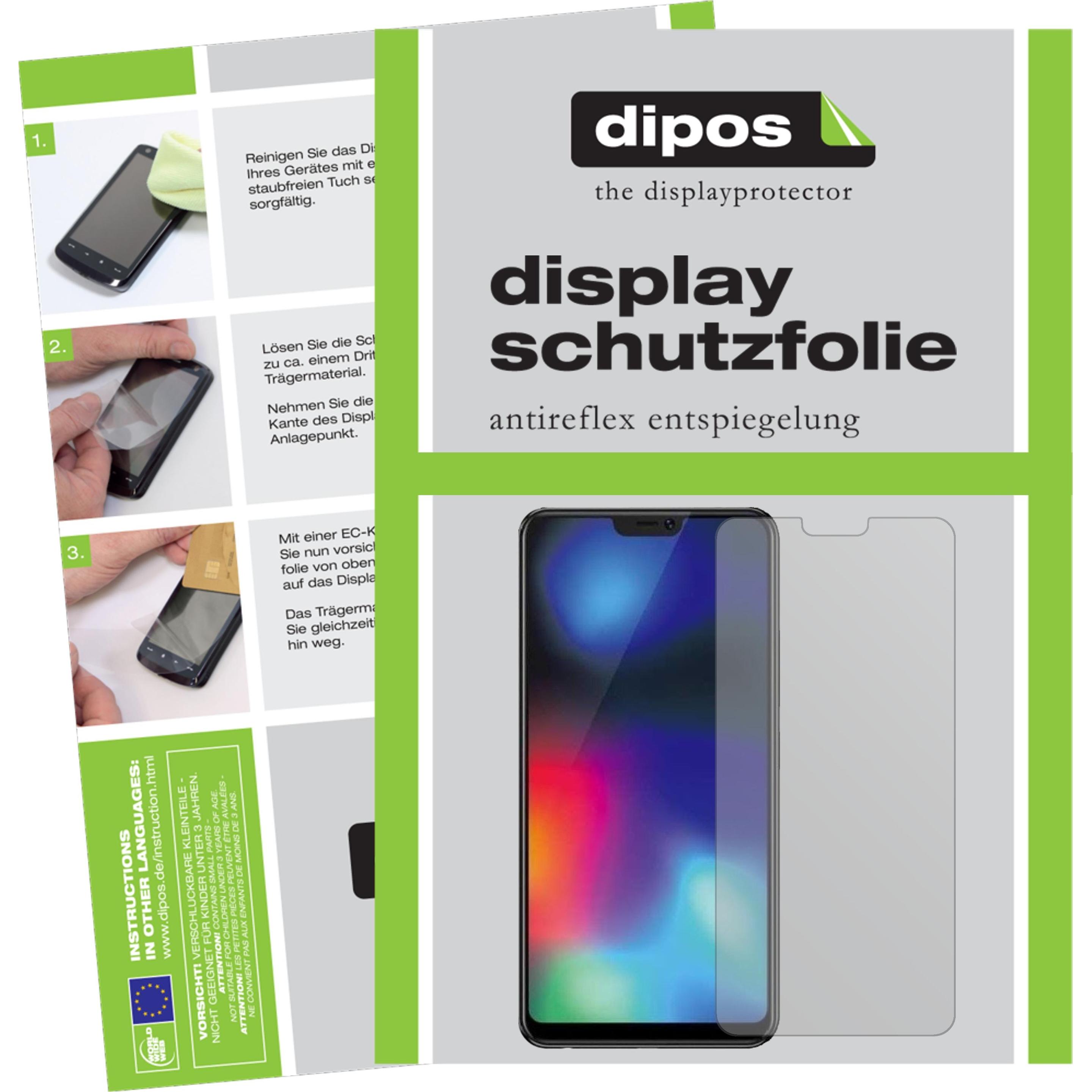 Dipos Displayschutzfolie Antireflex (6 Stück, Vivo Z1i), Smartphone Schutzfolie, Transparent