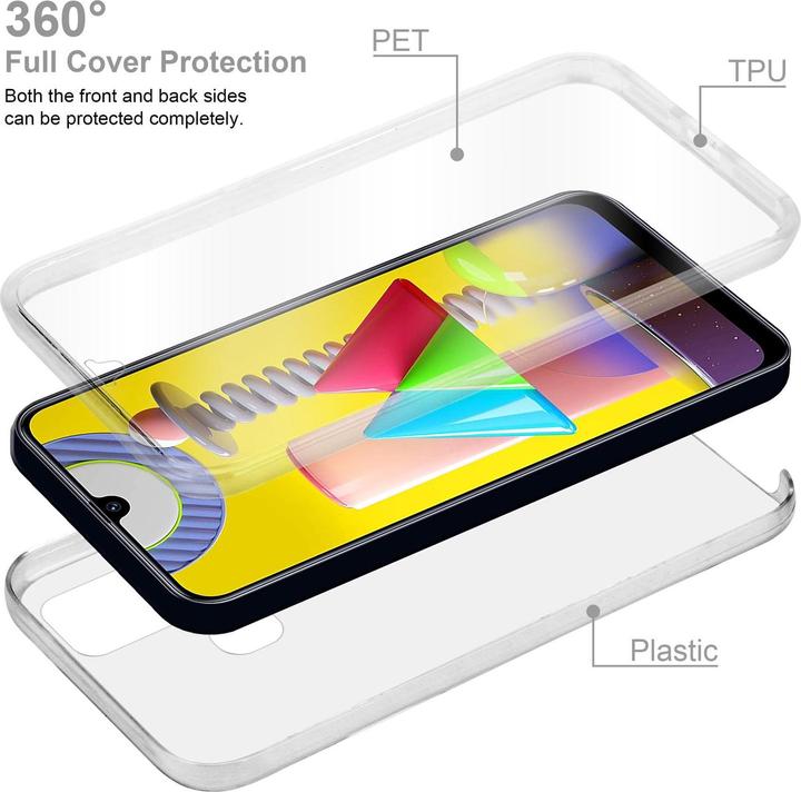 Actual product image Cadorabo TPU 360 Degree Case Cover (Samsung Galaxy M31)