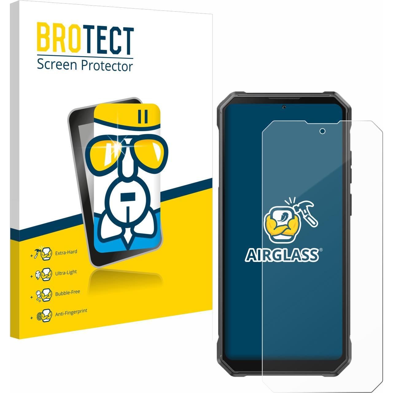 BROTECT Schutzglas Schutzfolie Glas Folie Displayschutz klar, Smartwatch Schutzfolie, Transparent