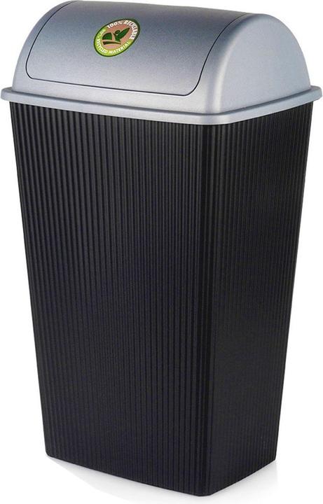 Mojawo Abfalleimer Schwingdeckeleimer Mülleimer Müllbehälter Kunststoff 38L (38 l)