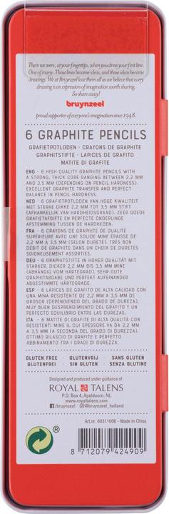 Actual product image Bruynzeel Expression graphite pencils (3.60 mm, HB, 6 x)